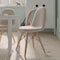 Flash Furniture Off-White Kids Faux Shearling Chair with Wood Legs DL-DA2018-2-W-GG - alternate 1